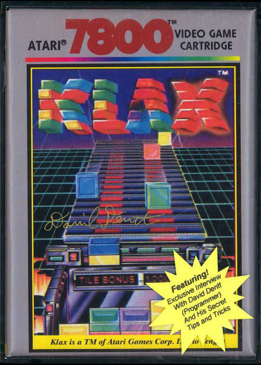 Klax (USA) (Proto) 7800 Game Cover